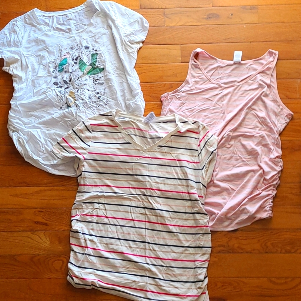 3 maternity shirts